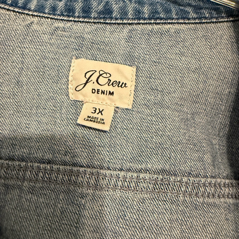 J. Crew Light Blue Denim Jacket - Picture 2 of 3